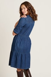 Brakeburn Blue Sherborne 100% Cotton Dress - Image 2 of 4