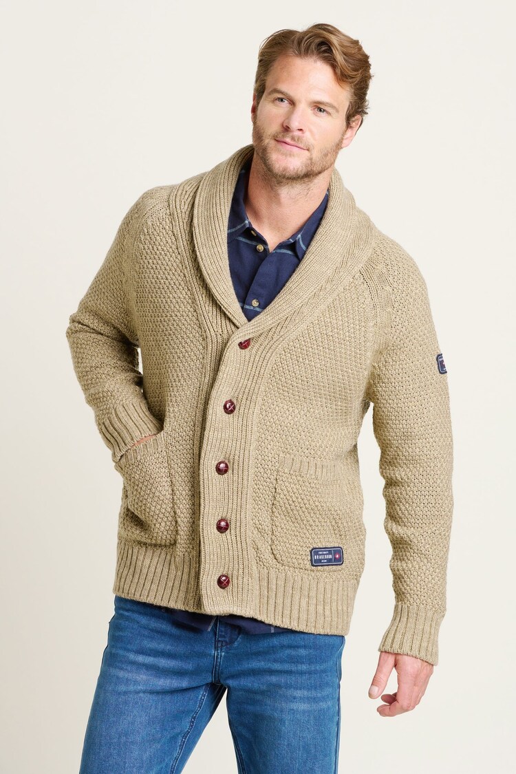 Brakeburn Cream Shawl Cardigan - Image 1 of 4