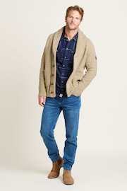 Brakeburn Cream Shawl Cardigan - Image 4 of 4