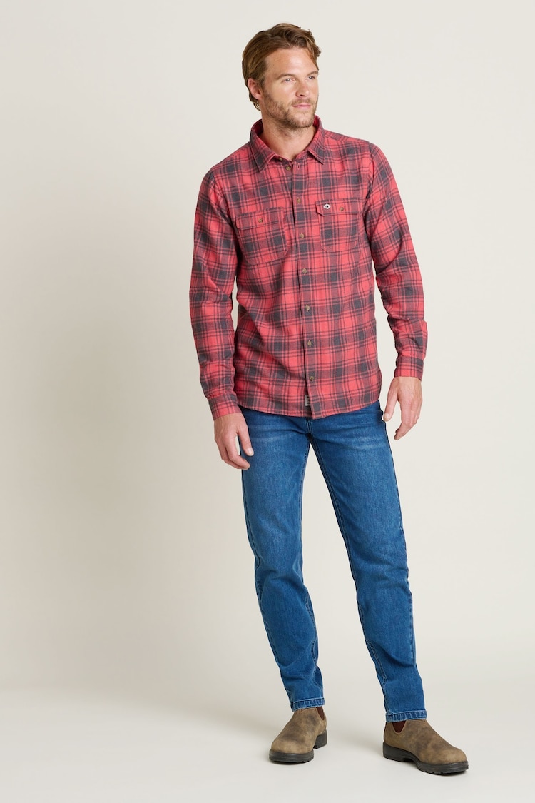 Brakeburn Pink Checked Shirt - Image 4 of 4