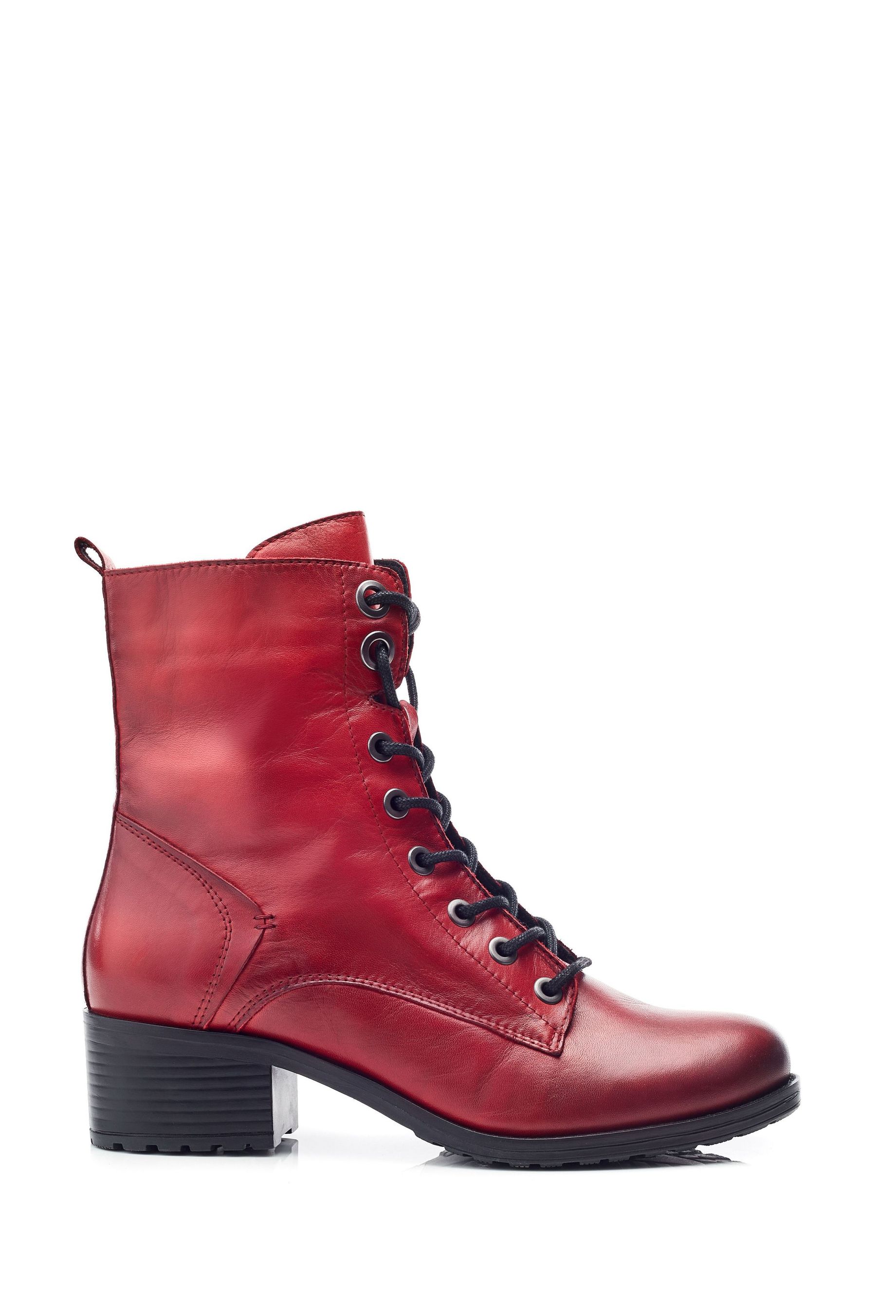 Buy Moda in Pelle Bezzie Lace Up Leather Ankle Boots from Next Luxembourg