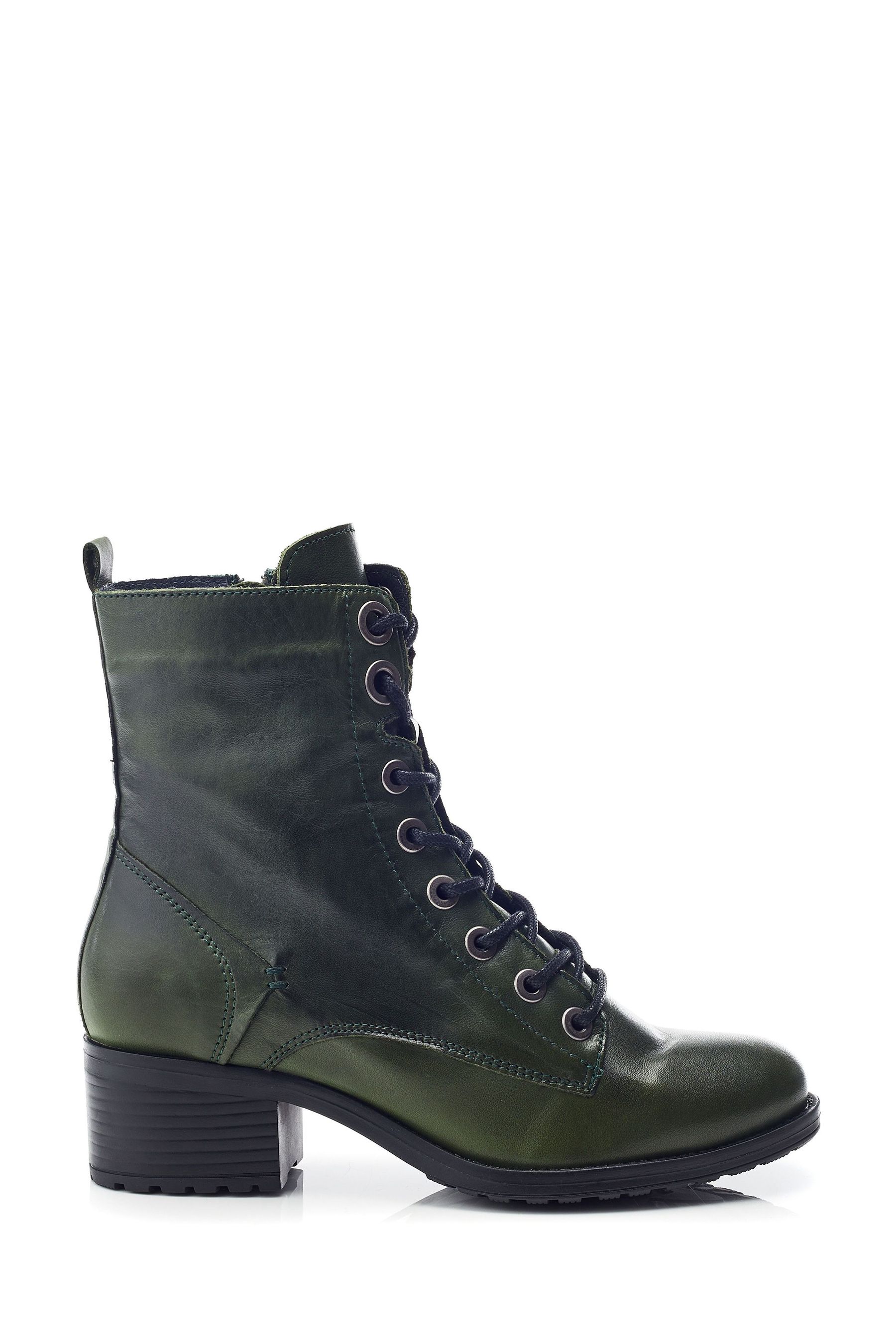 Moda in Pelle Bezzie Lace Up Leather Ankle Boots