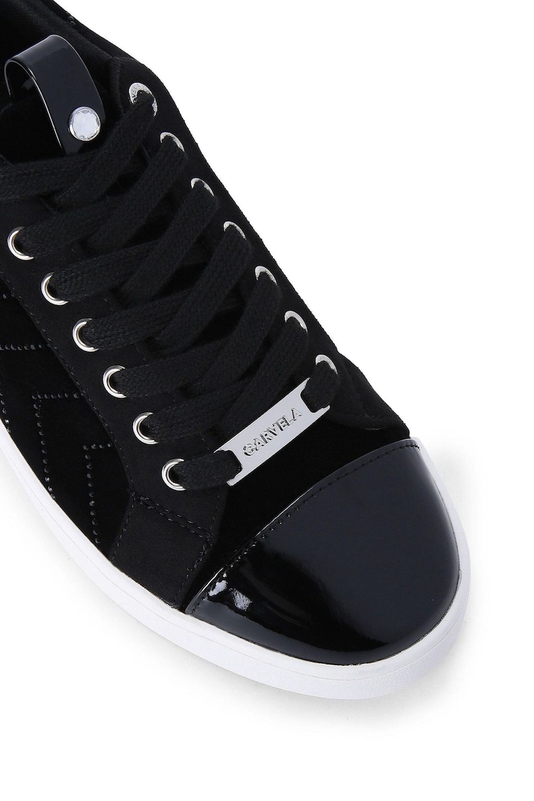 Carvela Joyful Quilt Black Trainers - Image 4 of 4