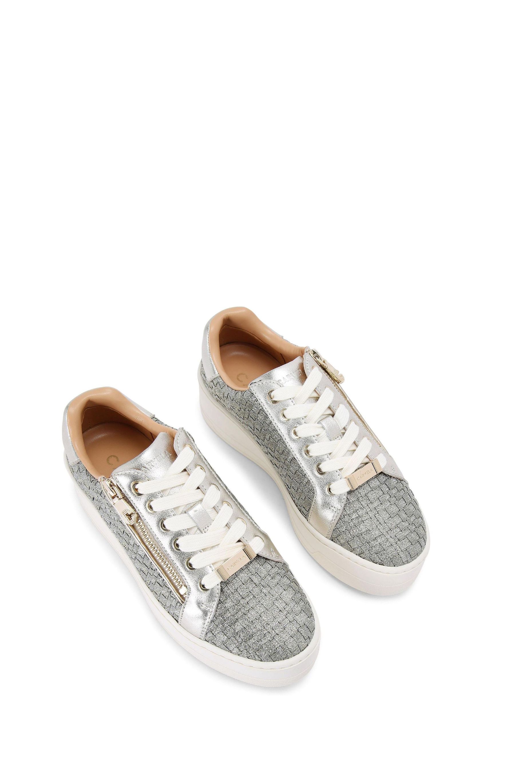 Carvela silver trainers online