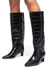 Kurt Geiger London Regent Knee Black Boots - Image 5 of 5