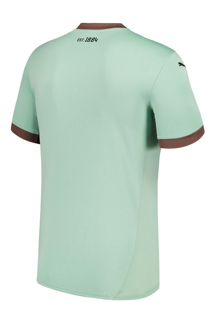 Puma Green Derby County Away Shirt 2024-25 Kids - Image 2 of 3