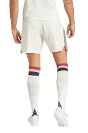 adidas White Manchester United Third Authentic Change Shorts 2024-25 - Image 2 of 4