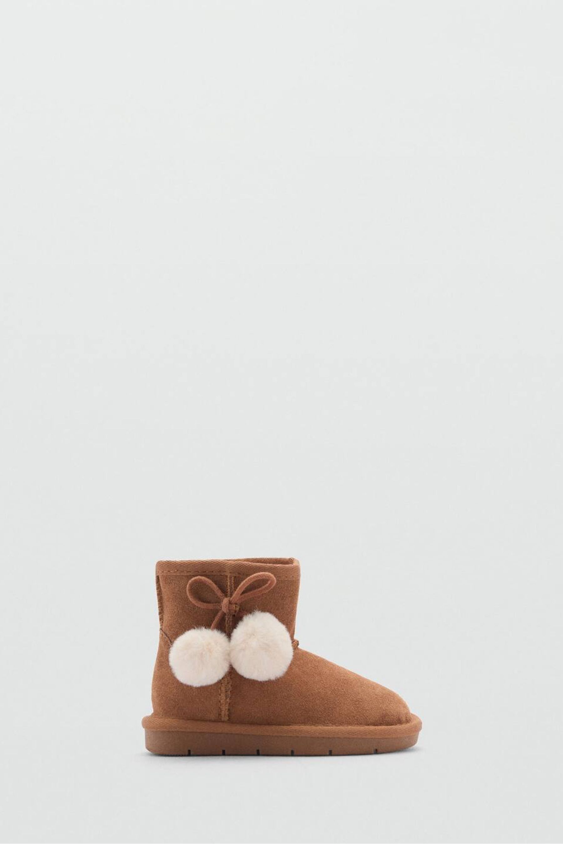 Buy Mango Cream Low Cut Leather Boots from the Next UK online shop
