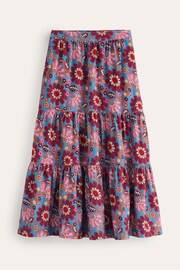 Boden Blue Petite Viv Cord Tiered Maxi Skirt - Image 6 of 6