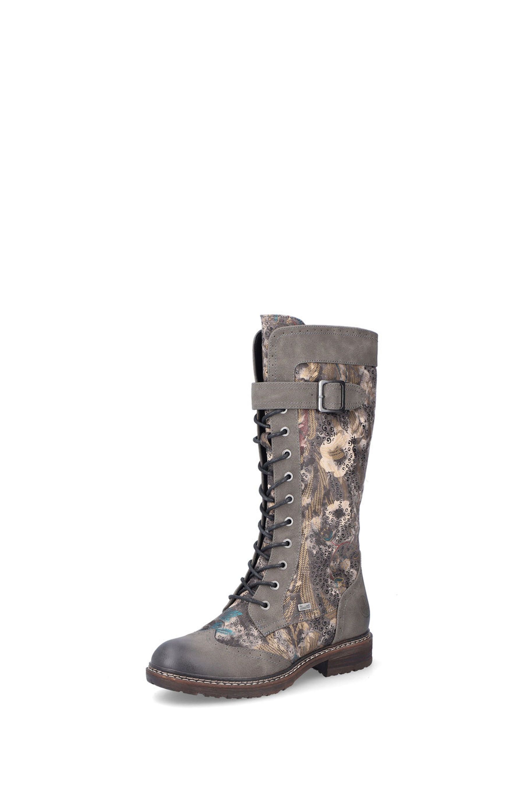 Rieker knee length boots with wool lining top
