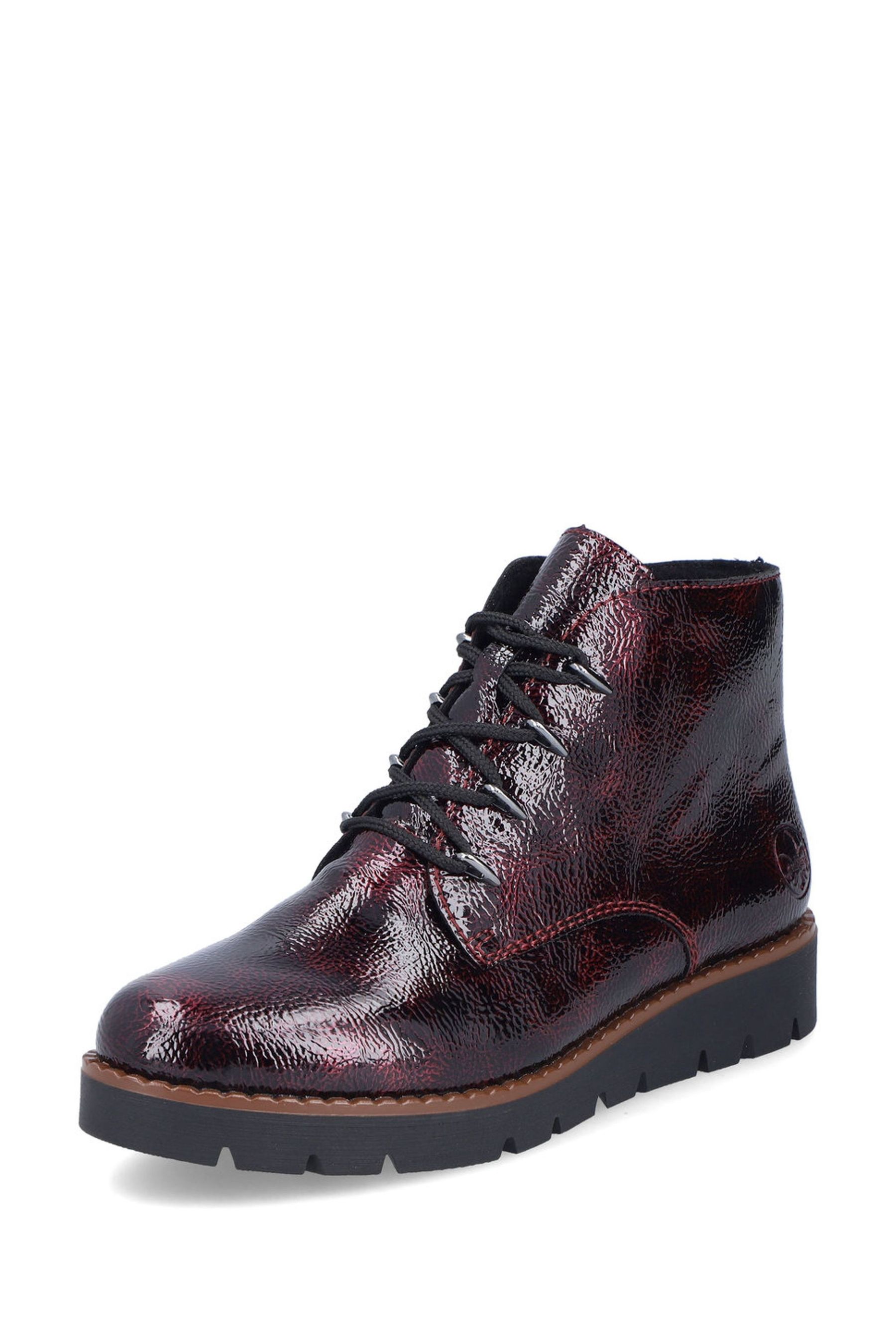Buy Rieker Womens Red Low Wedge Ankle Boots from the Next UK online shop