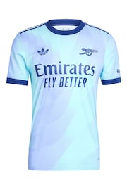 adidas Blue Arsenal Third Authentic Shirt 2024-25 Rice 41 Printing - Image 2 of 3