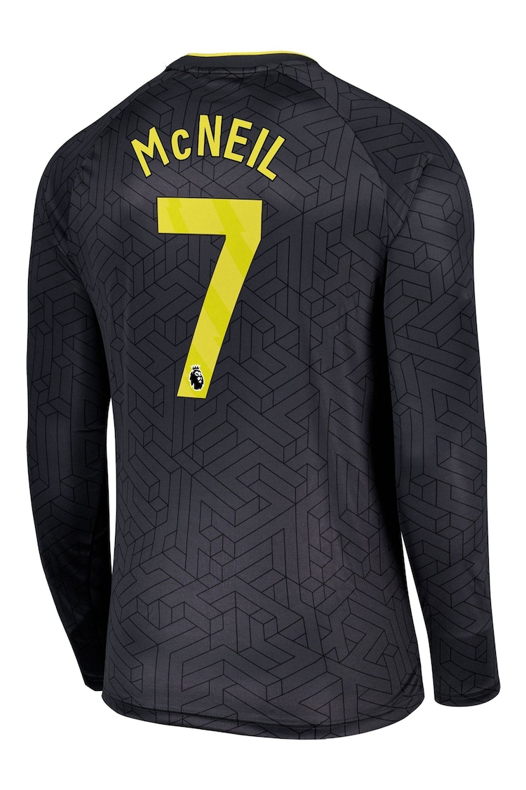 Castore Grey Everton Away Shirt 2024-25 Long Sleeve McNeil 7 Printing - Image 3 of 3