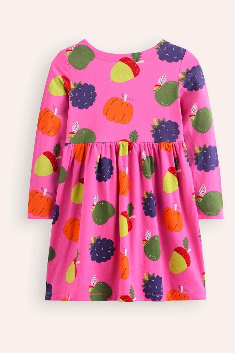 Boden Pink Long Sleeved Fun Jersey Dress - Image 2 of 3