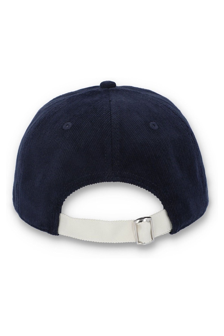 Sergio Tacchini Blue 100% Cotton Sarry Corduroy Cap - Image 2 of 3