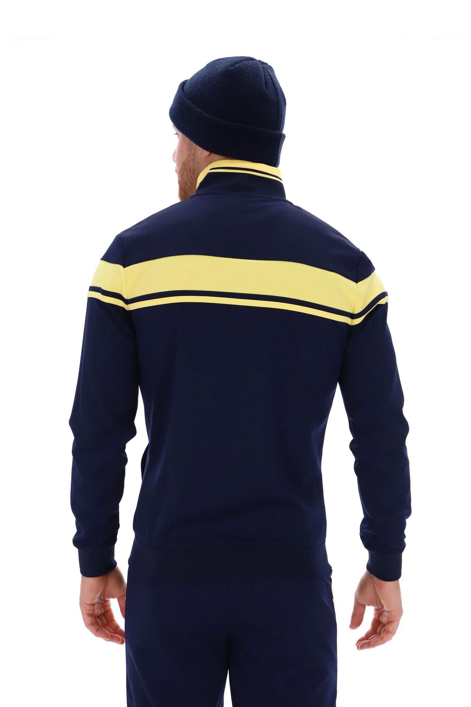 Sergio tacchini yellow track top hot sale