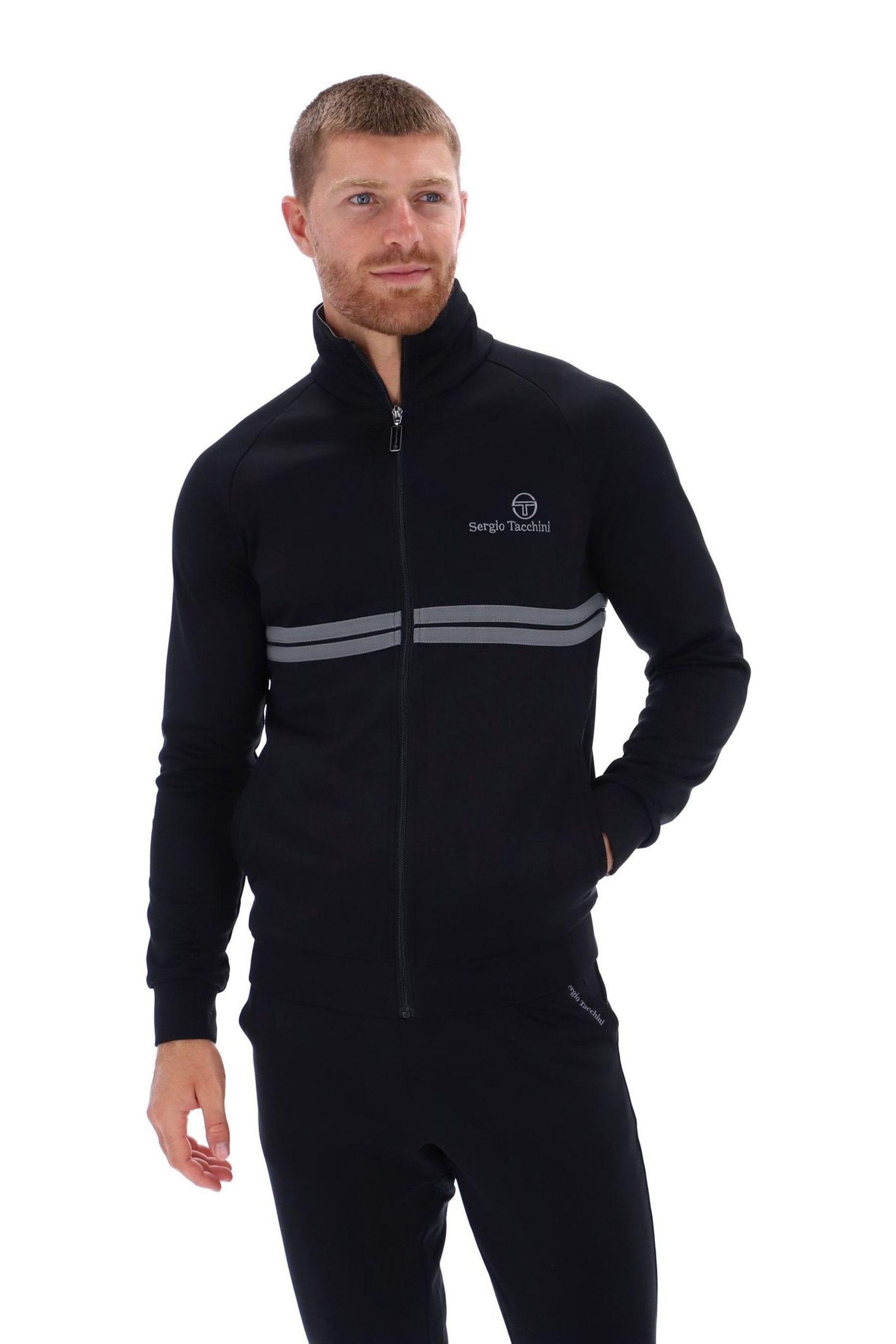 Sergio tacchini dallas track top sale