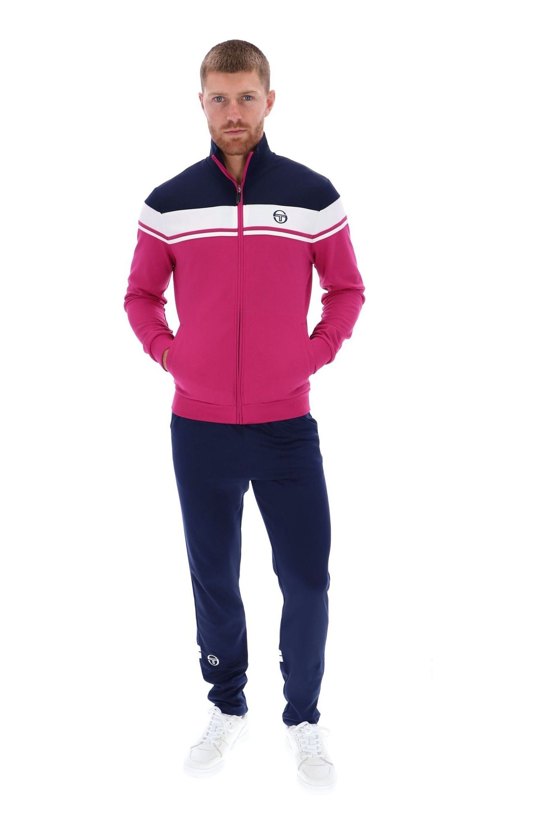 Buy Sergio Tacchini Pink Damarindo Track Top from Next Ireland