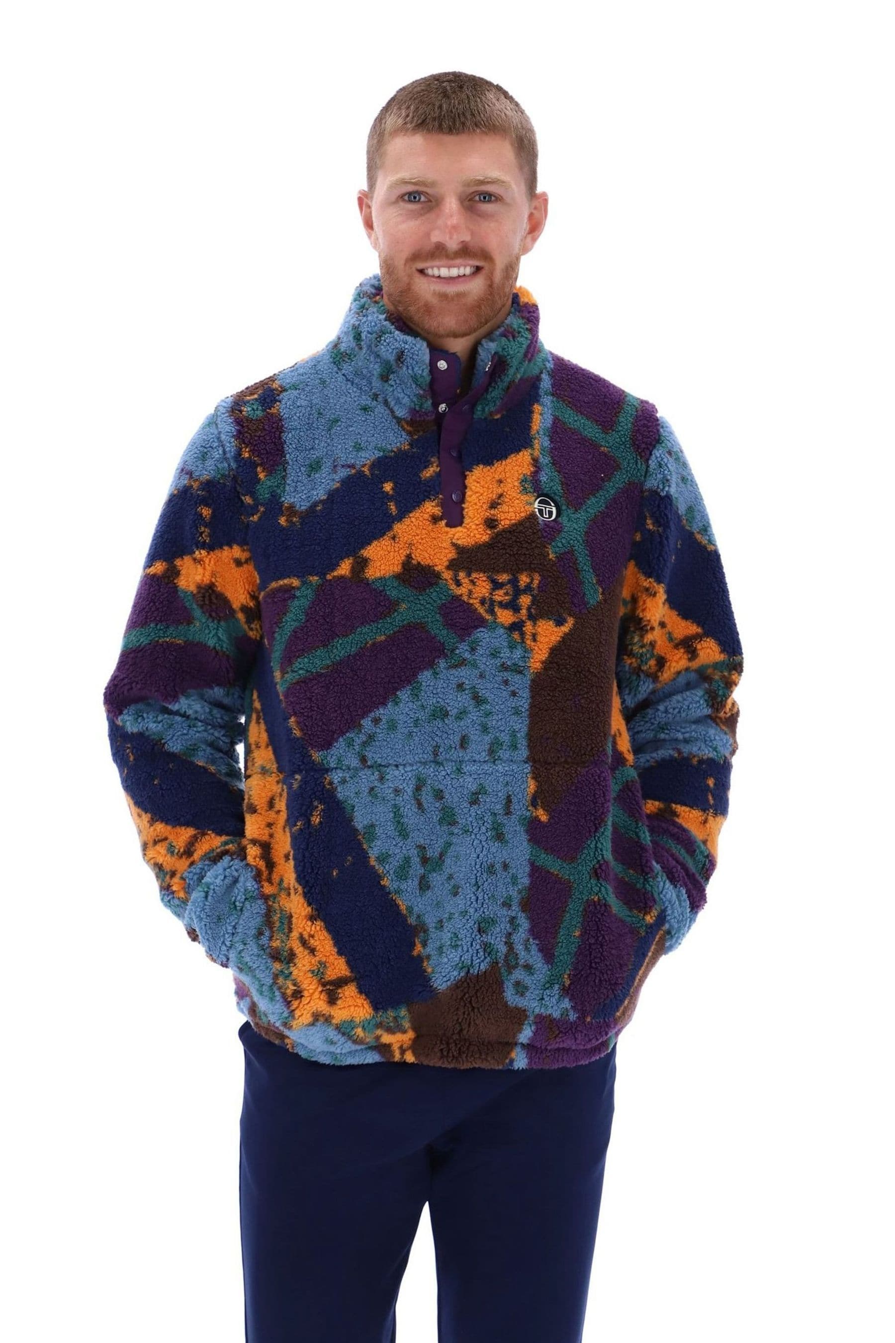 Sergio Tacchini Purple Goldberg Borg Fleece