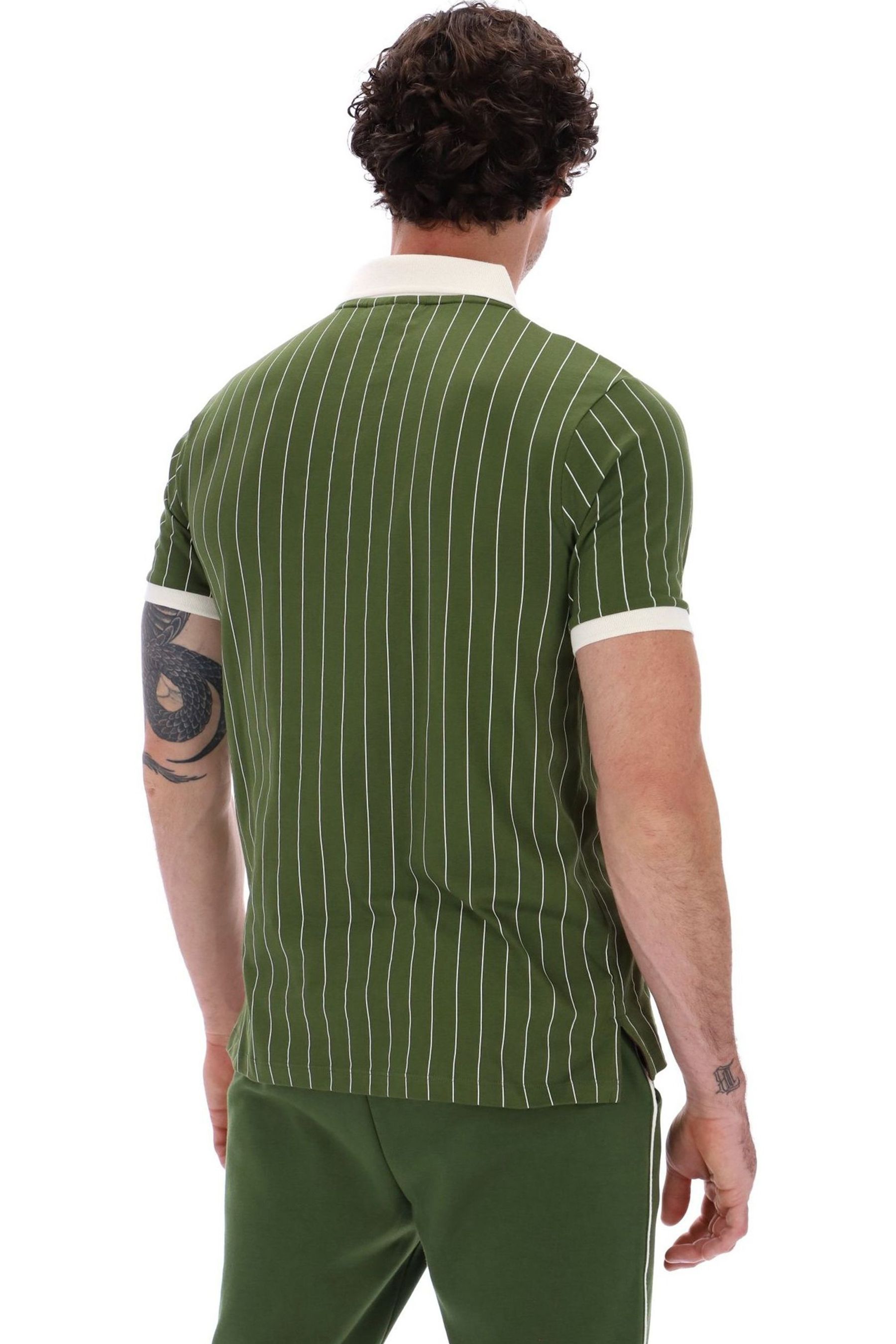 Fila bb1 striped polo shirt shop