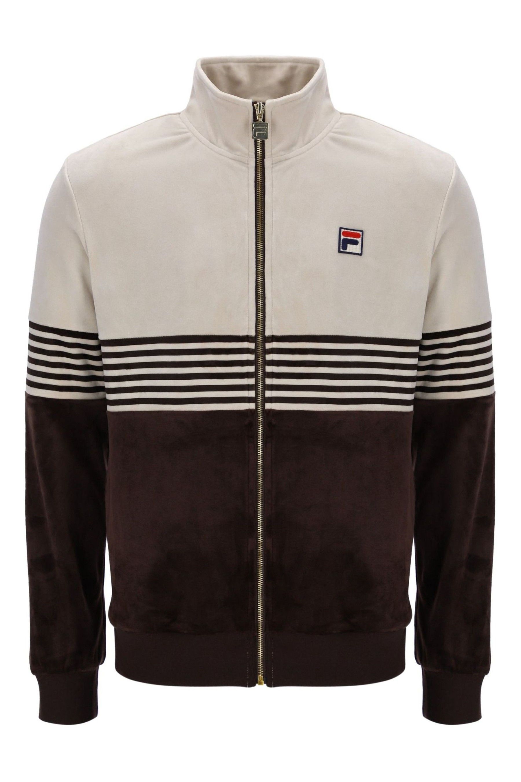Fila vintage velour track jacket new arrivals