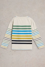 White Stuff Natural Stripe T-Shirt - Image 2 of 3