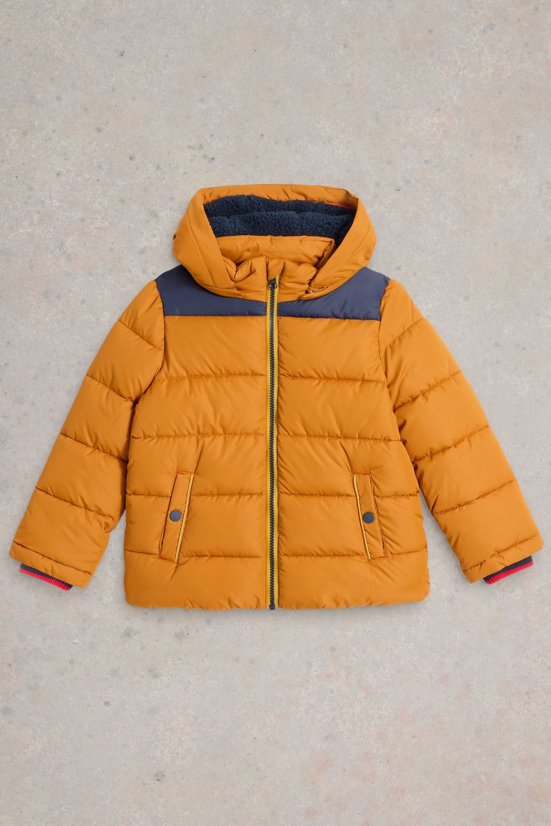 Buy White Stuff Yellow Short Puffer Coat from Next Norway