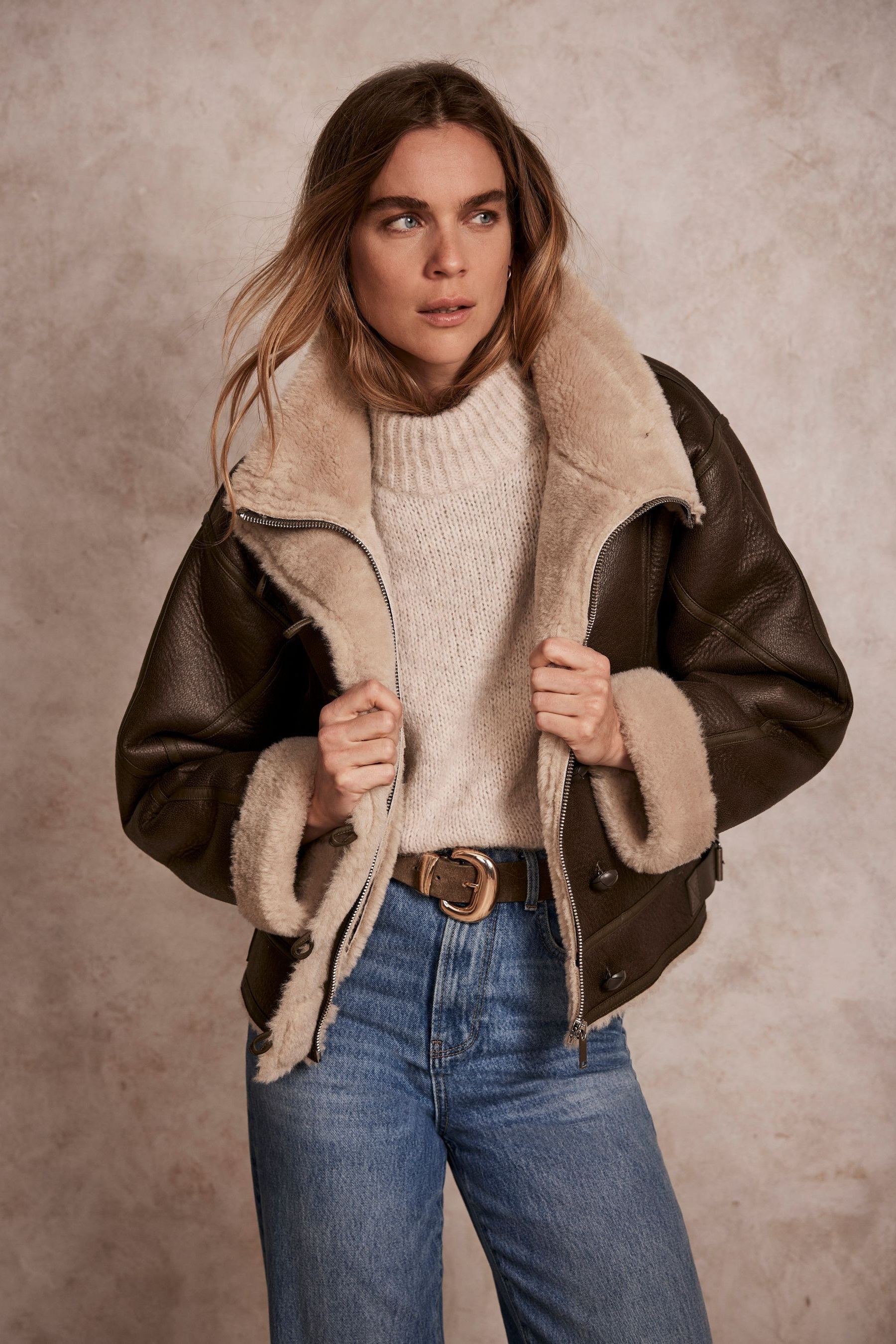 Mint velvet khaki star jacket hotsell