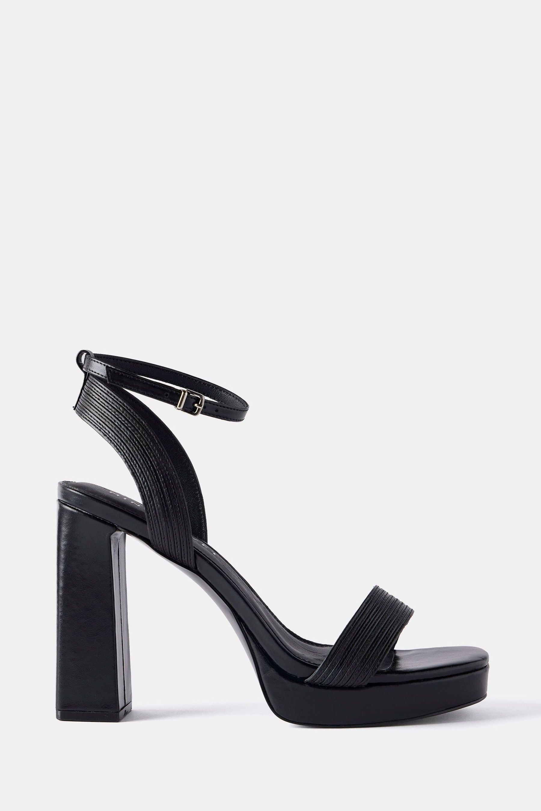 Platform heeled sandals uk shop