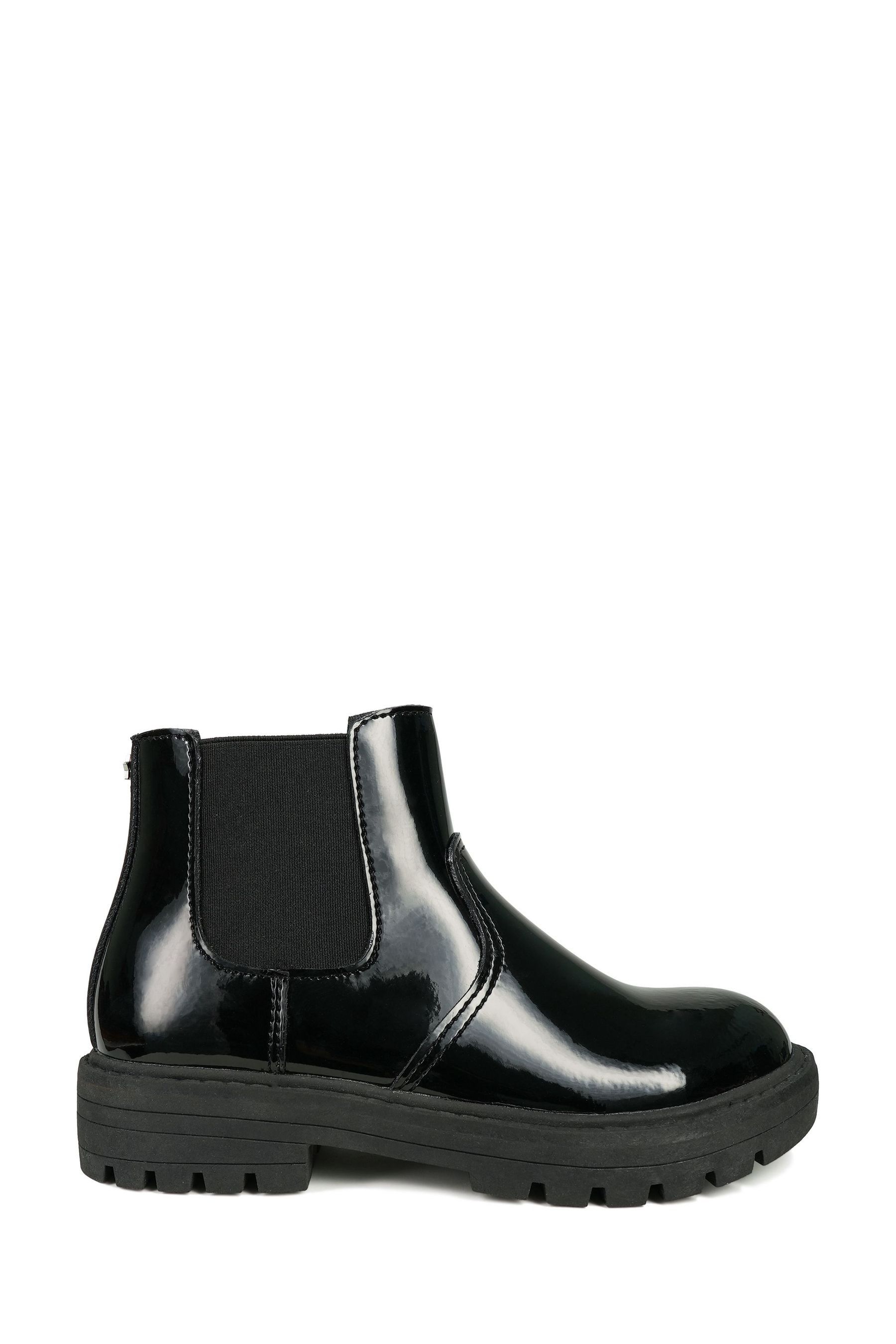 Buy ToeZone Cara Girls Gusset and Zip Unicorn Ankle Black Boots from Next Netherlands