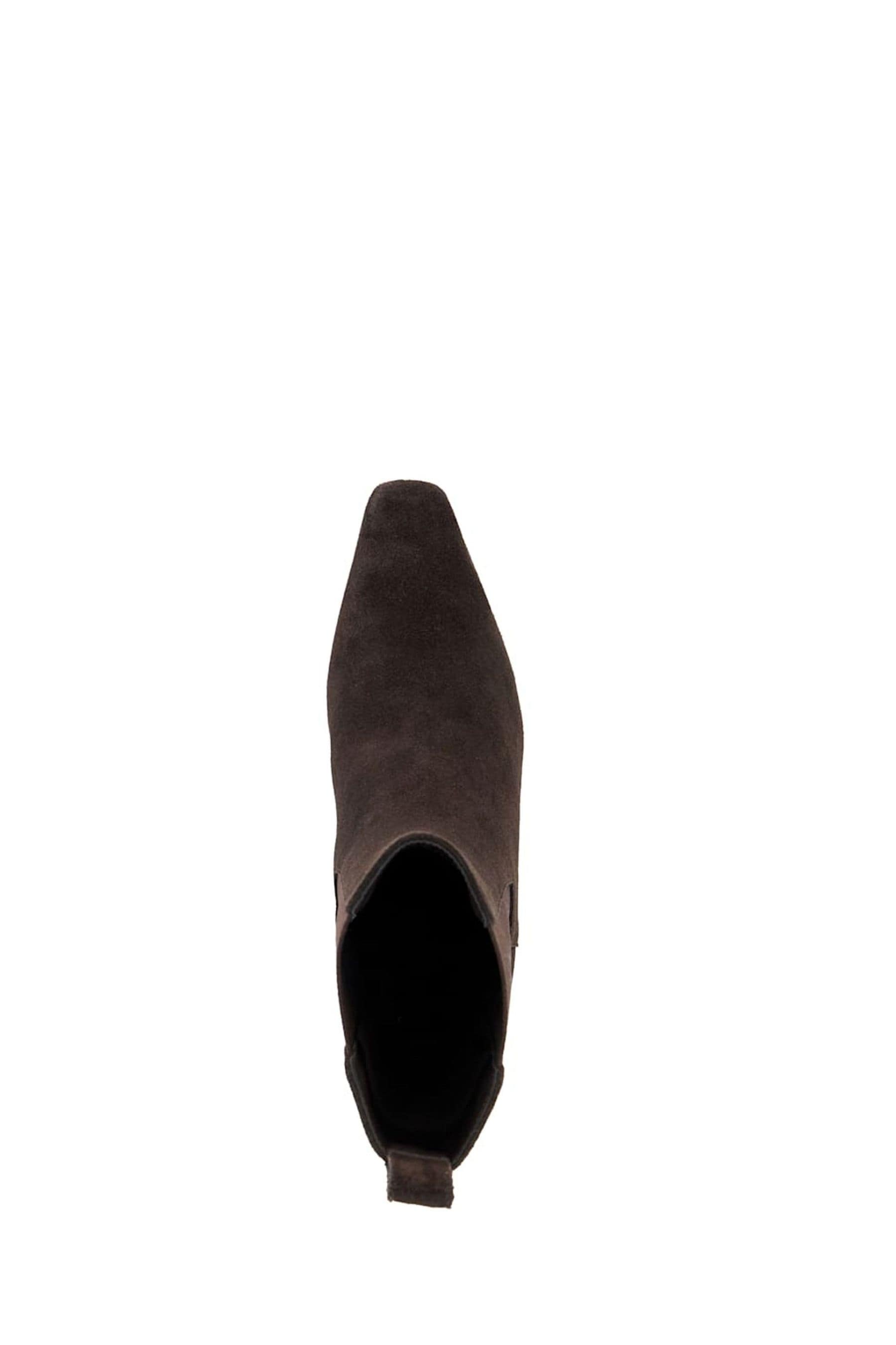 Dune peep toe boots shop