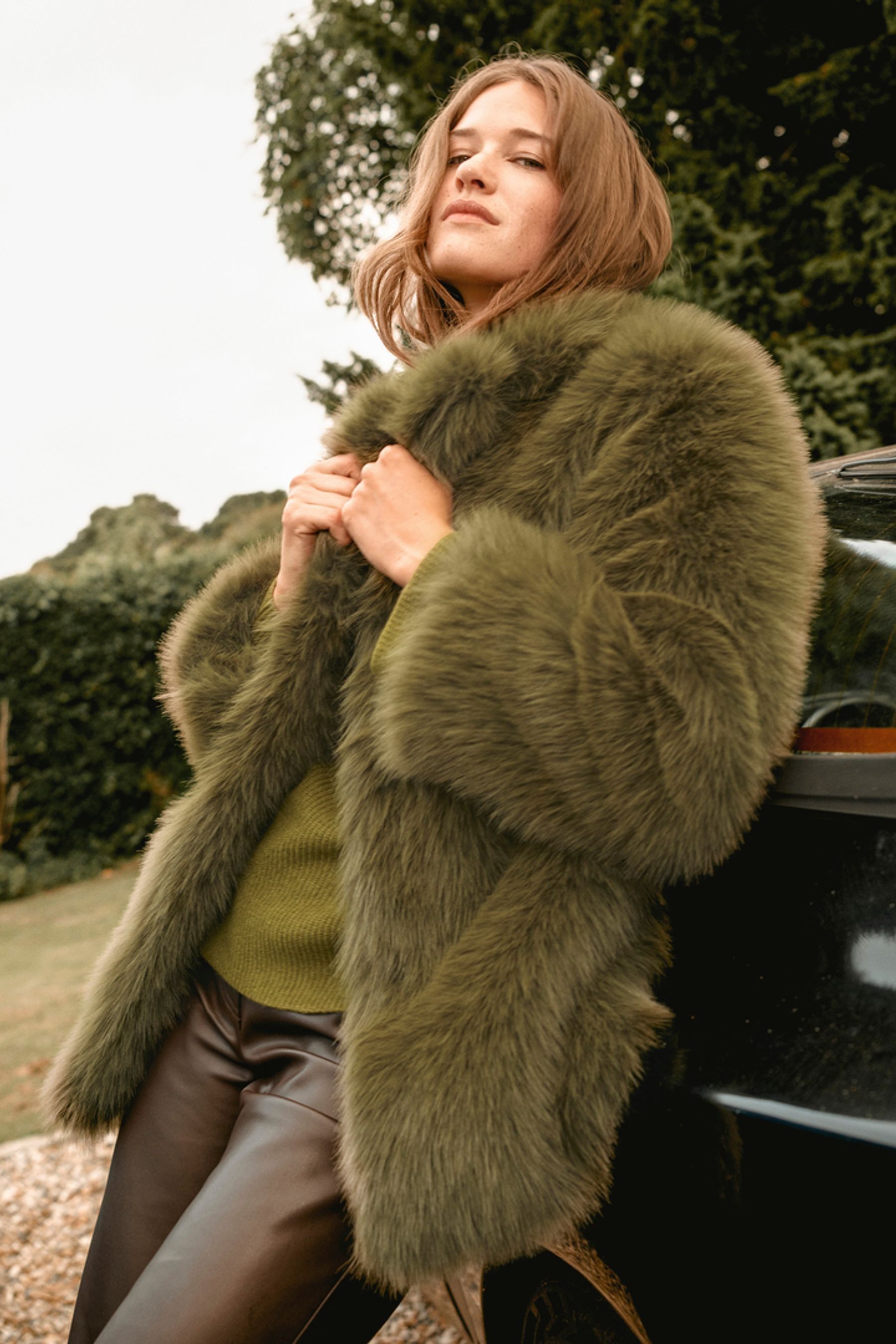 Monsoon Felixa Faux Fur Coat