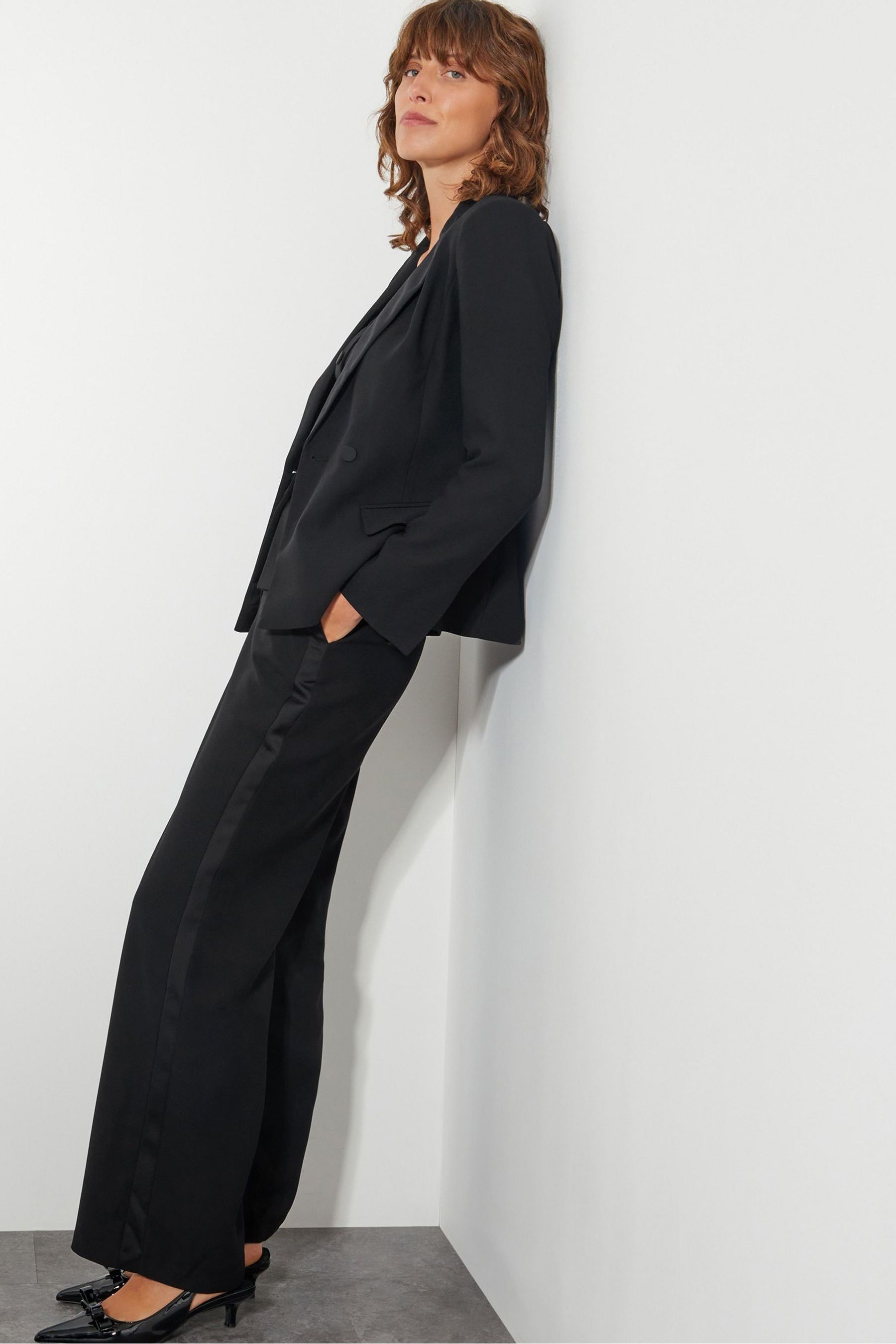 Monsoon black trousers clearance