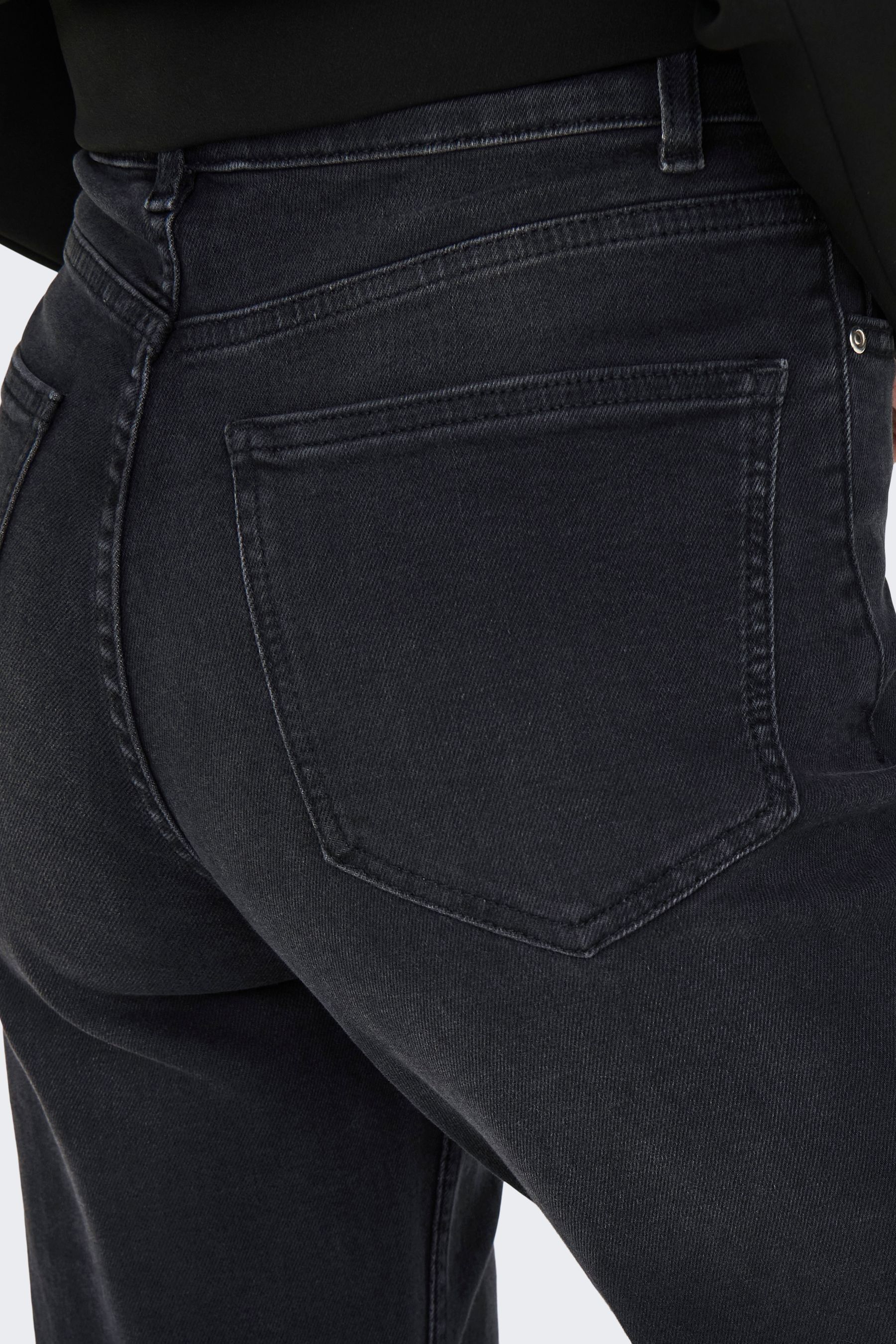 Extra high waisted black jeans online