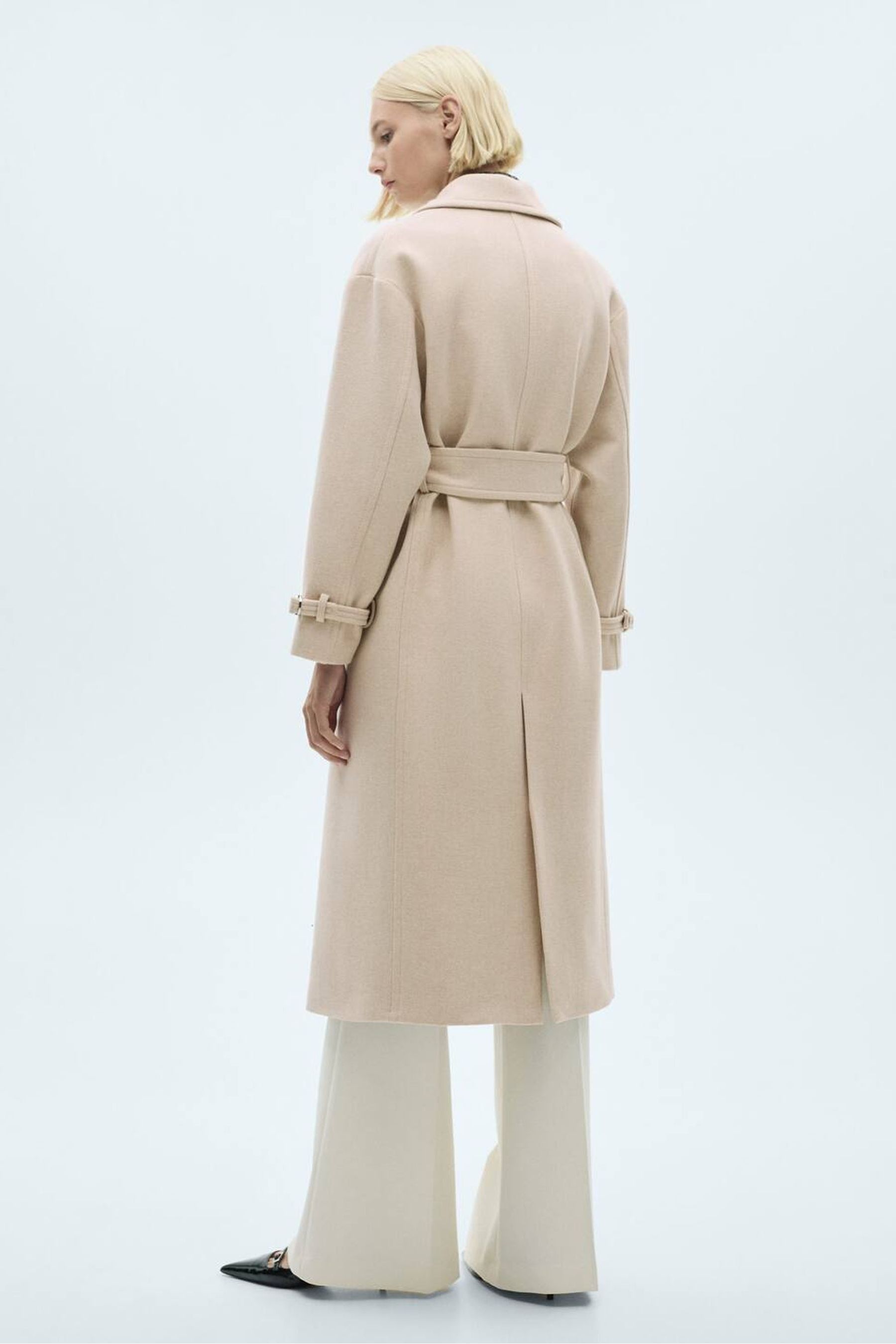 Mango cream coat on sale
