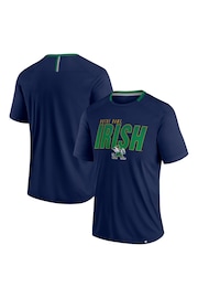 Fanatics Blue College Notre Dame Fighting Irish Defender T-Shirt - Image 1 of 3