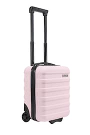 Cabin Max Pale Pink Anode Underseat Two Wheel Case 40x30x20cm - Image 1 of 4