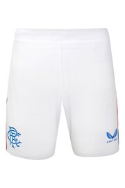 Castore White Glasgow Rangers Home Shorts 2024-25 - Image 1 of 3