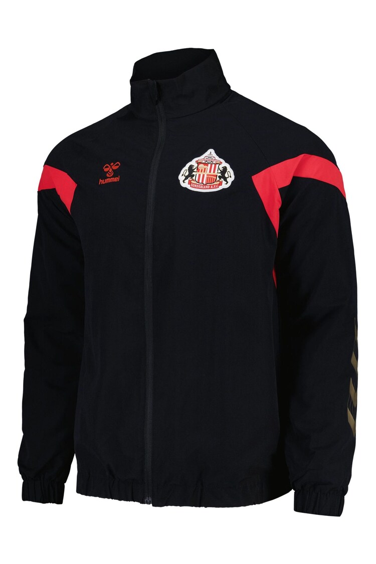 Hummel Black Sunderland Hummel Travel Woven Jacket - Image 3 of 3