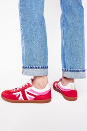 Boden Red Erin Union Jack Trainers - Image 1 of 5