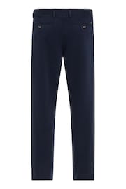 Tommy Hilfiger Blue Harlem Relaxed Stretch Structured Chino Trousers - Image 7 of 7