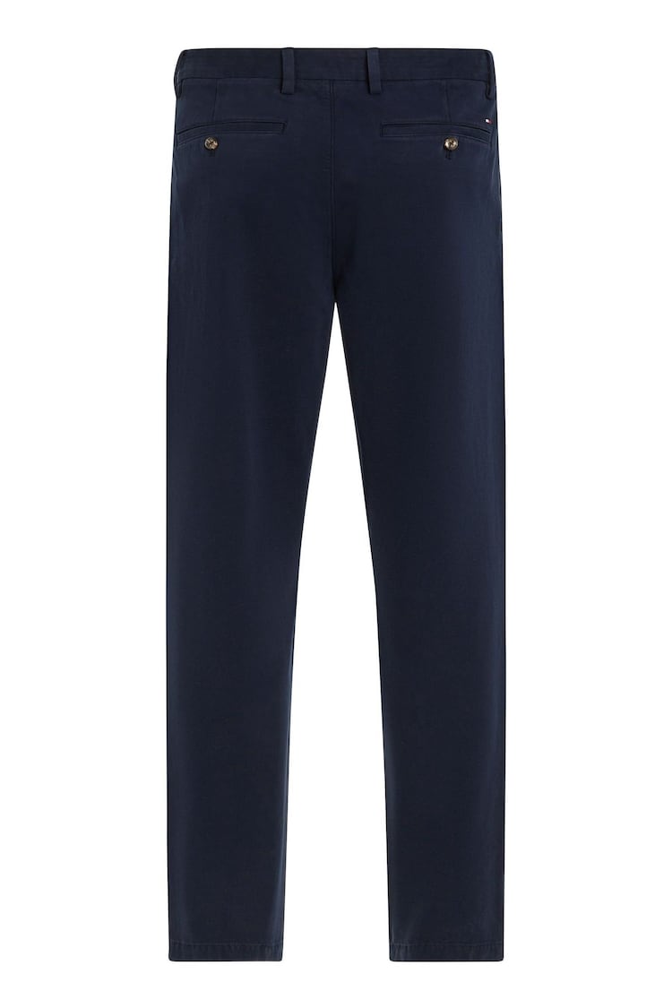 Tommy Hilfiger Blue Harlem Relaxed Stretch Structured Chino Trousers - Image 7 of 7