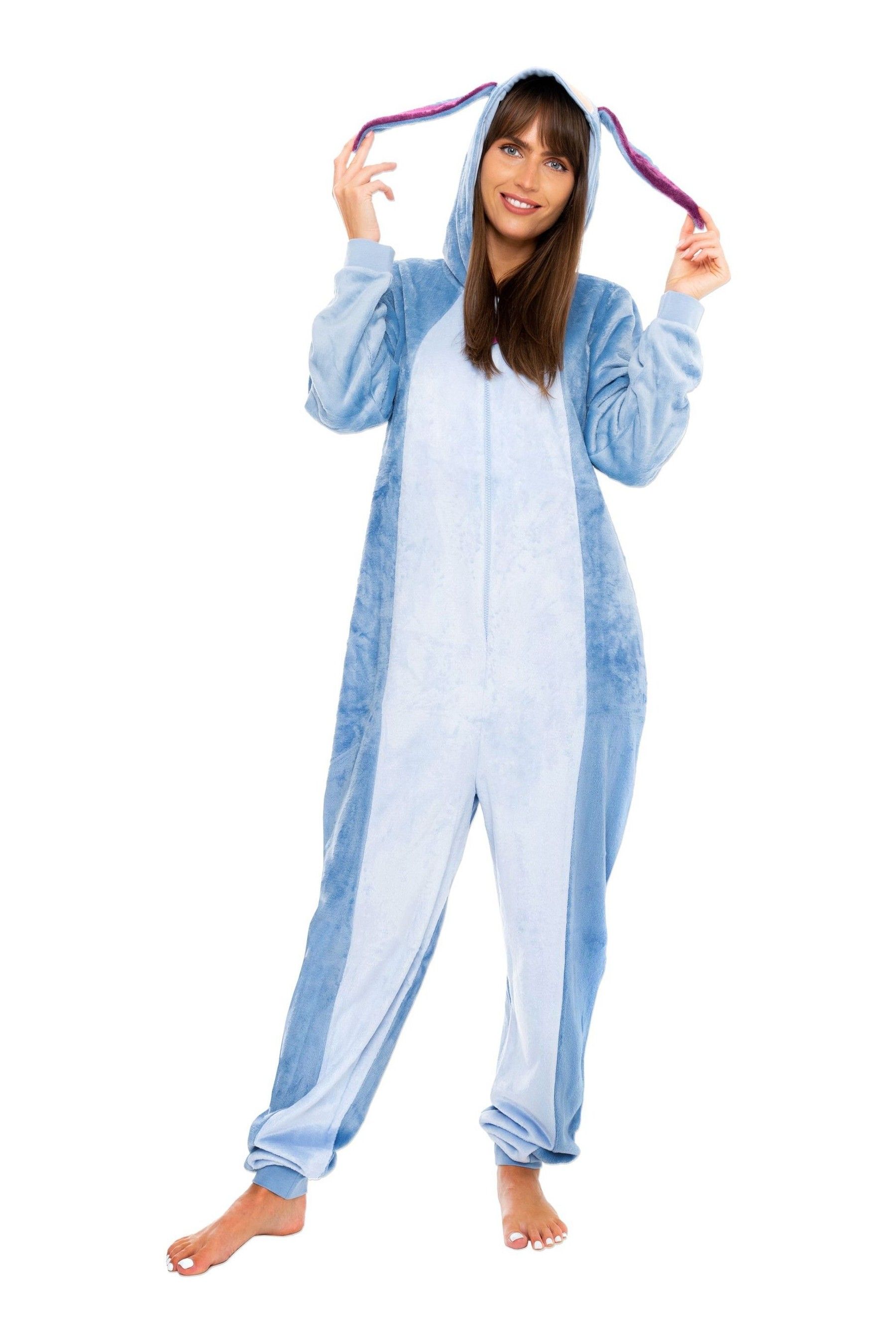 Character Blue Disney Winnie The Pooh Eeyore Fleece Onesie
