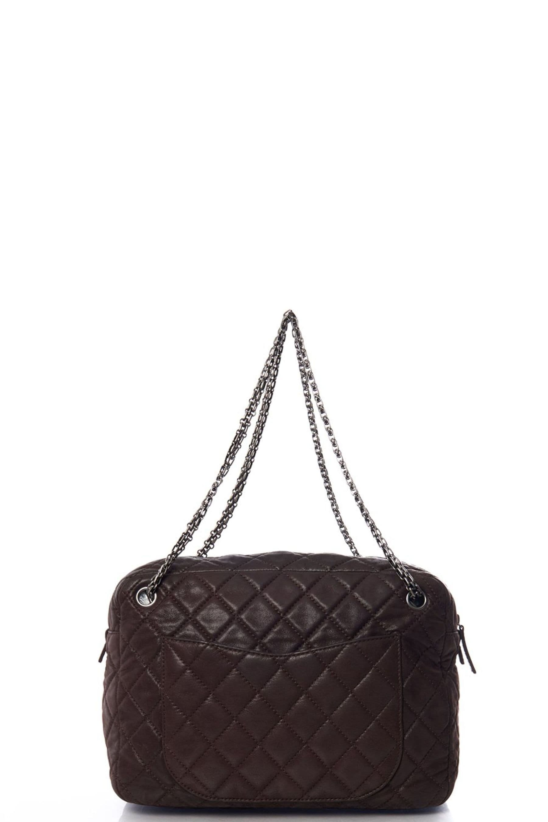 Black chanel camera bag deals