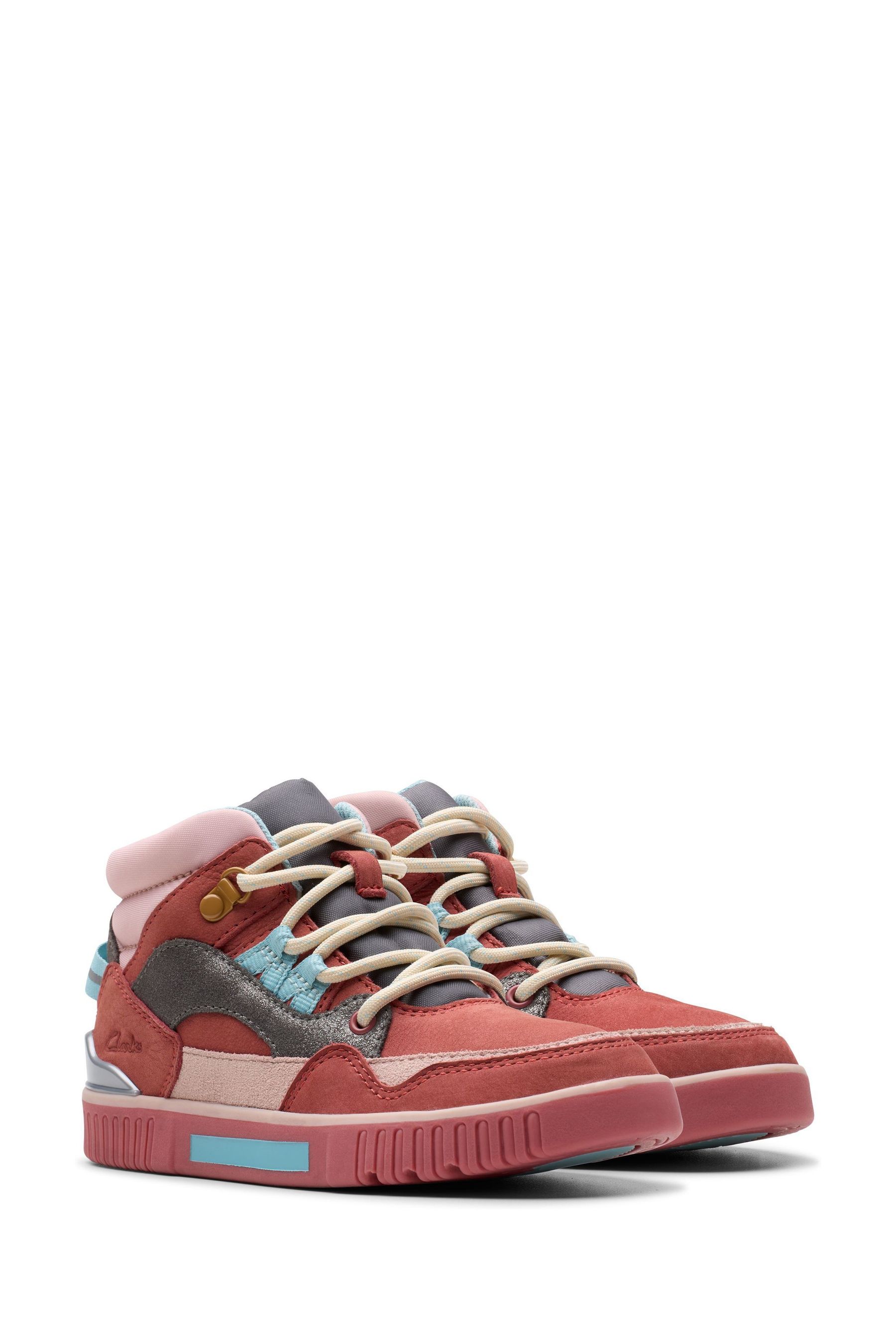 Buy Clarks Pink Combi Oslo Hiker K. Boots from Next Ireland