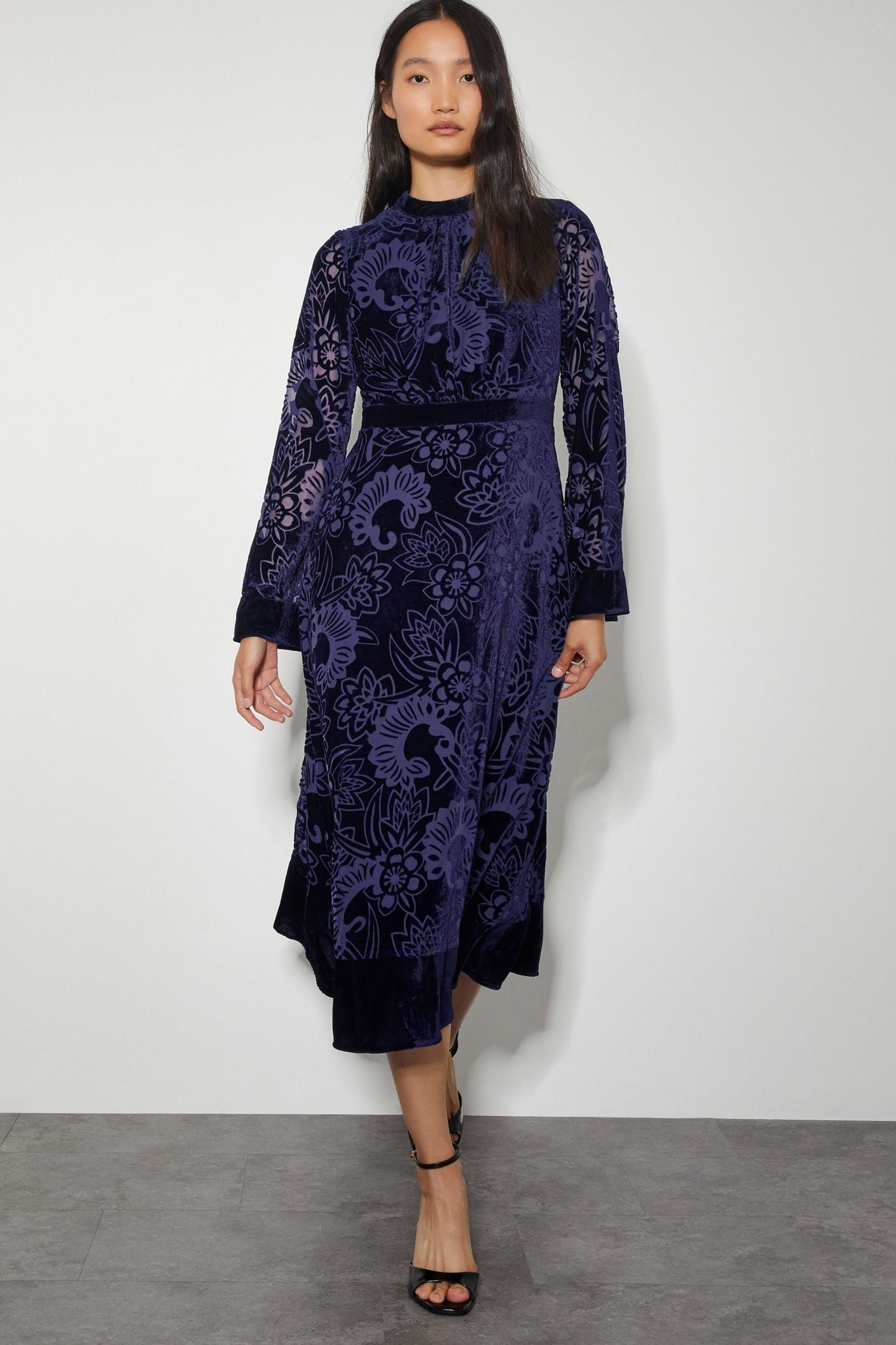 Monsoon blue floral dress 2025