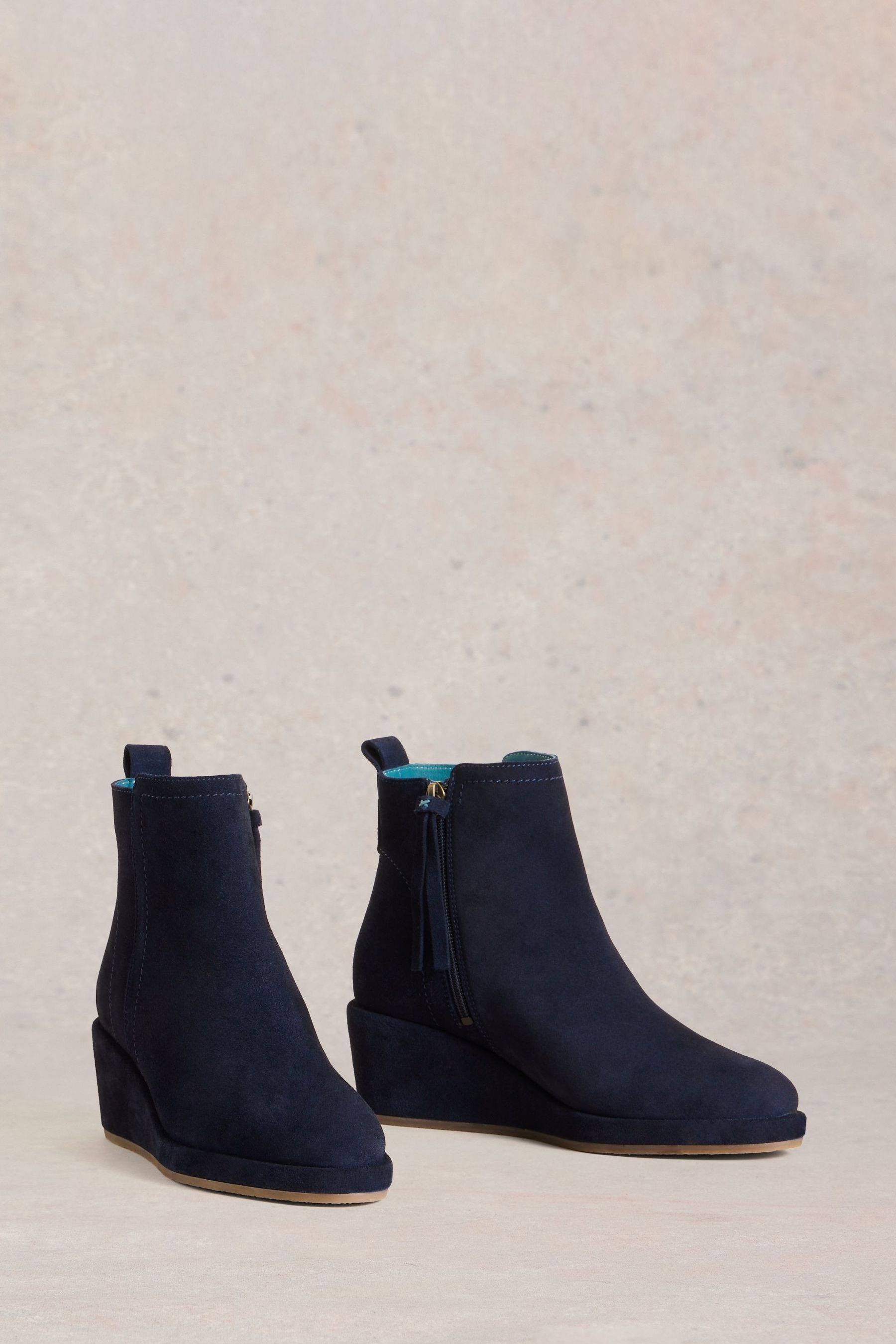 White stuff wedge boots online