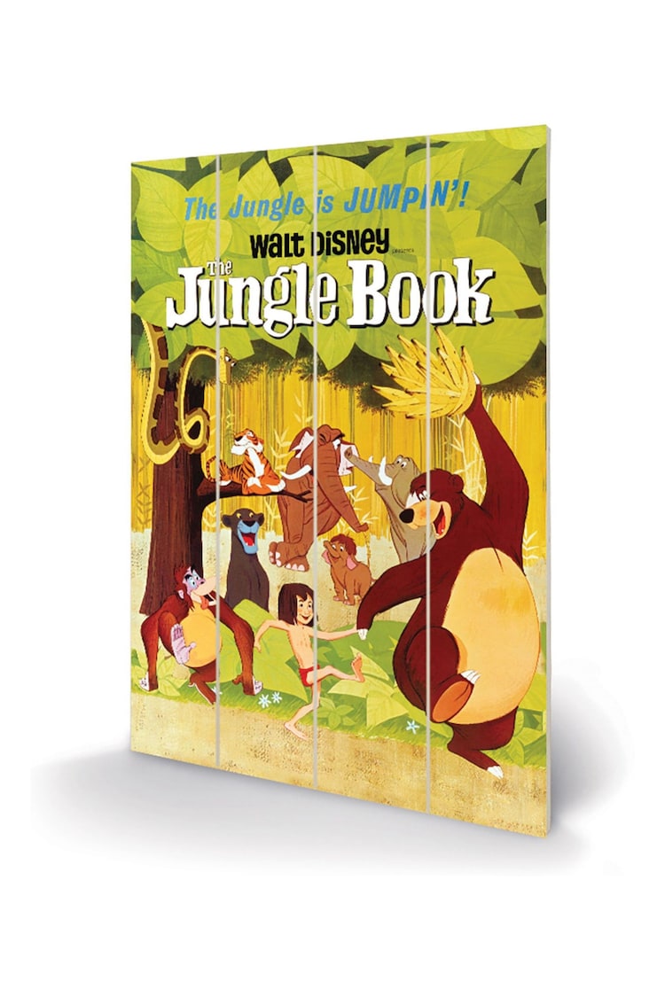 Pyramid International Green The Jungle Book Wooden Wall Art - Image 3 of 3