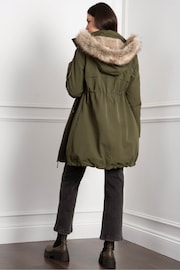 Seraphine 3-in-1 Premium Maternity Brown Parka - Image 5 of 8