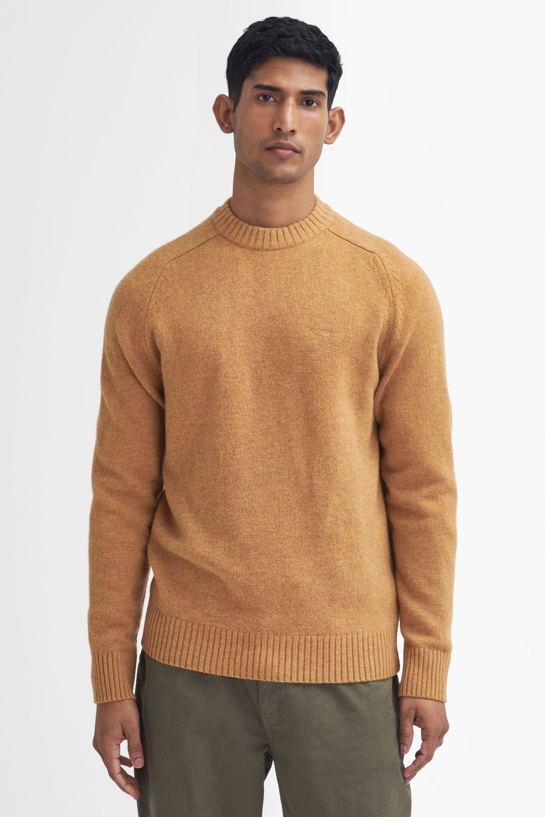 Barbour jumper yellow online